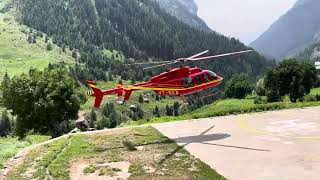 Machail Helipad | Machail Yatra 2024 | Helicopter Landing and Takeoff