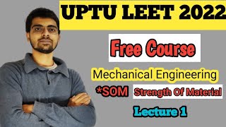 UPTU LEET |PU LEET | FREE COURSE |2022 | UPTU LEET MECHANICAL ENGINEERING (SOM)|@Aimersedu