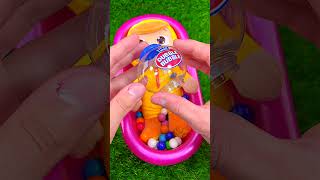 Satysfing ASMR | Rainbow Candy Mixing with Slime in Bathtub