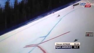 Kjetil Jansrud winning run at Beaver Creek