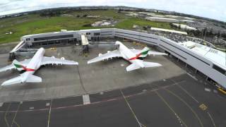 4x A380's at Airport  - 4K video