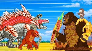 SHIMO GODZILLA x KONG: THE NEW EMPIRE Death? BABY REXY Animated Rescue Evolution Ghidorah Compassion