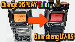 Quansheng Change Screen Color - Quansheng UV-K5 Mod