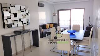 Location Bel Appartement Meublé avec 2 TERRASSES, Quartier RACINE à Casablanca