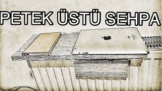 Petek üstü pratik sehpa yapımı