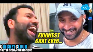 Rohit Sharma & Harbhajan Singh's Funniest Chat Ever !!