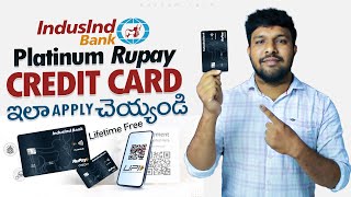 How To Apply Induslnd Platinum Rupay Credit Card | Induslnd Bank Platinum Rupay Credit Card 2024