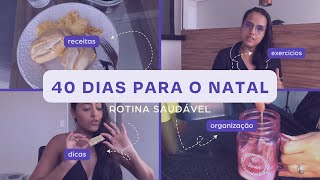 PERDA DE GORDURA E GANHO DE MÚSCULOS - 1º DIA DO DESAFIO 40 DIAS PARA O NATAL