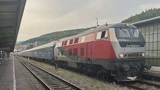 Umgeleiteter Autoreisezug in Waldshut.