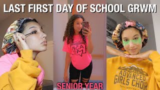 FIRST DAY OF SCHOOL GRWM 2021 | SENIOR YEAR