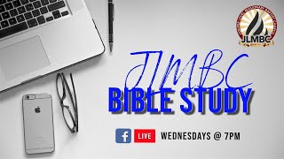 JLMBC Bible Study - Pastor Robinson talks with Sister Juanita Hall