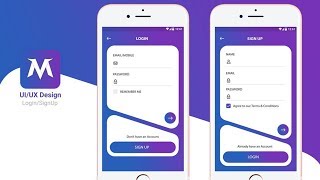 Awesome LogIn/SignIn & SignUp UI/UX design tutorial with source code (ANDROID UI/UX DESIGN TUTORIAL)