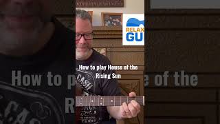 Learn this Animals Classic on Acoustic Guitar