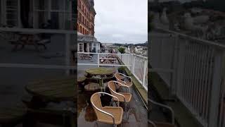 Outside roof terrace, The Grand, Scarborough