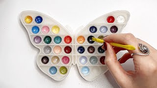 Creating 30 New Metallic Colors with Just Primary Colors: Color Mixing Tutorial #colors #colormixing