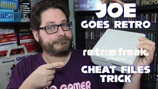 Use Retron 5 Cheat Files On The Cyber Gadget Retro Freak - Joe Goes Retro