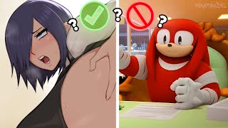 Knuckles Rates Anime Girls (Knuckles Approved Meme) part #13