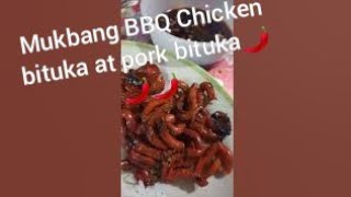 Mukbang inihaw na chicken bituka at pork bituka @solar101ph