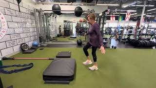 Elevated Forward Lunge to Push Off