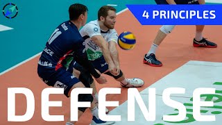 How to defend in volleyball | 4 principles for defense