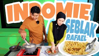 MASAK INDOMIE SEBLAK RAFAEL, ENAK BANGET PEDESNYA BIKIN NAGIH !!!