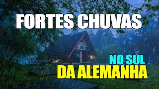 FORTES CHUVAS AFETAM MILHARES DE PESSOAS NO SUL DA ALEMANHA