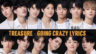 TREASURE - GOING CRAZY LYRICS