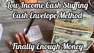 LOW INCOME CASH ENVELOPE STUFFING|CASH STUFFING|LOW INCOME BUDGET