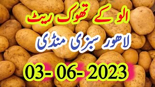 Potato current rate of sabzi mandi lahore|الو کے ریٹ  لاھور|Murad ali rehmani