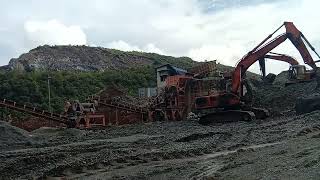 persiapan seting crusher ke 2