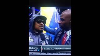 Marshawn Lynch's Interview at Super Bowl Media Say