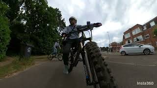 ride in Parkstone and branksome wood part 2