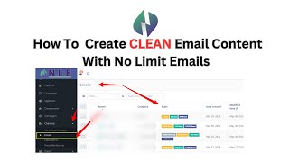 How To  Create CLEAN Email ContentWith No Limit Emails