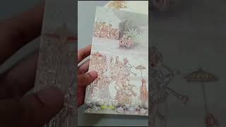 Royal & Exclusive Hardbound Invitation Card With Traditional Design | Jimit Card | 2386JCReel