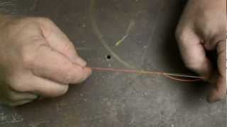 How to tie the 'Spider Hitched Shock Leader Knot'