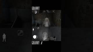 Granny 3 in Nightmare mode VS Extreme mode (slendrina part) #walkthrough #shorts #granny3