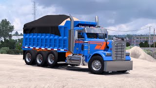 Custom FLC Dump Truck - Bloyee - CAT C12 - American Truck Simulator - ATS -