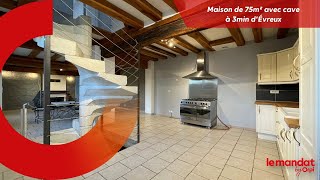 À VENDRE - Maison de 75m² à 5min d'Évreux