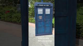 The doctor has landed at Disney Springs! #tardis #doctorwho