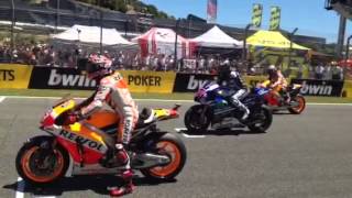 MotoGP Jerez 2014' Lorenzo Fail Start.