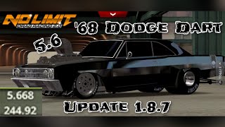 No Limit Drag Racing 2.0: '68 Dodge Dart 5.66 Second Tune (Update 1.8.7)