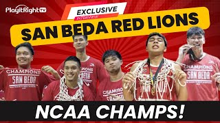 Exclusive: San Beda Red Lions, NCAA champs!