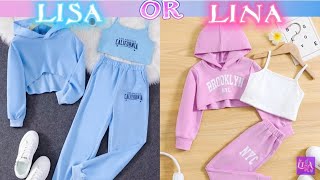 💖 LISA or LINA 💙 BLUE VS PINK 👕👚🛍🥿👓 CHOOSE YOUR FAVORITE 😉 ENJOY 🥰