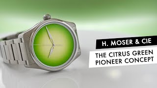 QUICK LOOK: The Striking new Citrus Green H. Moser & Cie Pioneer Centre Seconds Concept