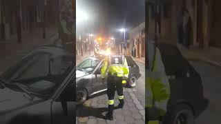 policías y agentes  tránsito en Cotacac. presuntos policías borrachos. #cotacachi