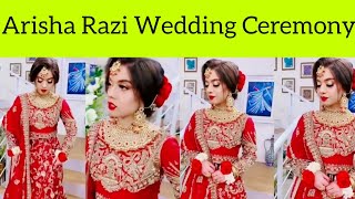 Arisha Razi khan wedding first Bridal  look complete video #arisharaziwedding #trendingvideo