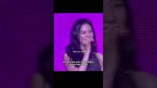 When Jisoo talked to blinks in English 🥹😍 She’s so cute 🥺 #jisoo #blackpink #viral