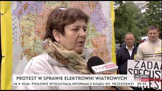 Protest Warszawa TVP Info 2014-06-06 godz.08:42