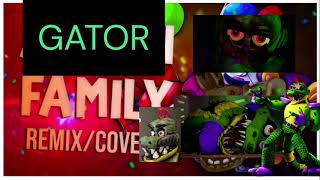 Afton Family but Monty Sings It- Gator family (AI cover)