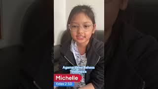 Termyata ini dia pelajaran favorit Michelle ✨🤗 #focushomeschooling